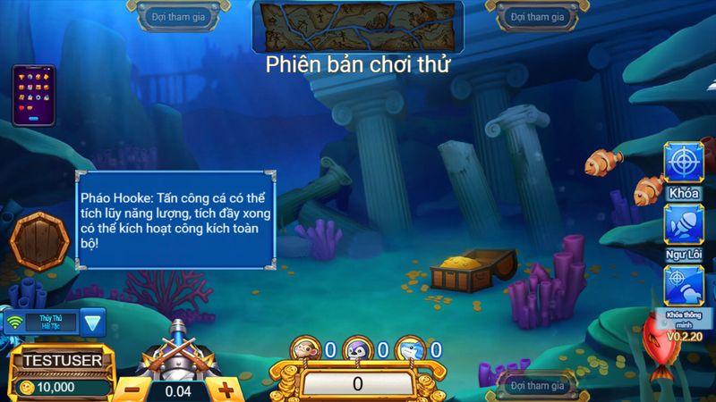 Trải nghiệm bắn cá đỉnh cao tại VN88