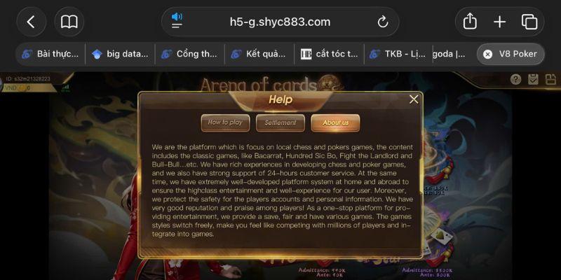 VN88 cung cấp nhiều loại hình Poker độc đáo