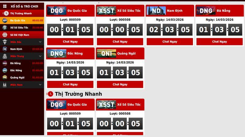 Xổ số miền Nam là trò chơi phổ biến